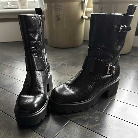 Michael Kors Moto Boots - Picture 4 of 4